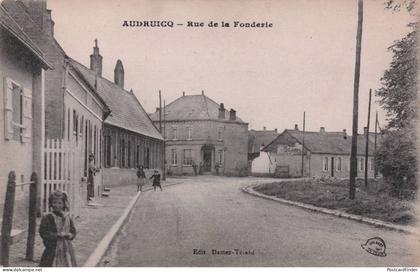 Audruicq Rue de la Fonderie French Antique EX Postcard