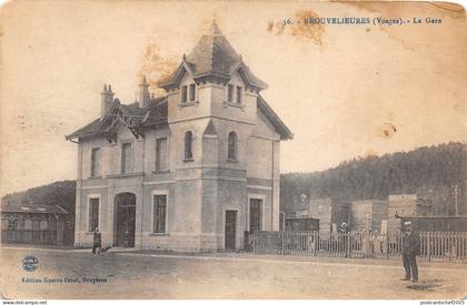 B10044 Brouvelieures Vosges no 56 La Gare Railway Station france