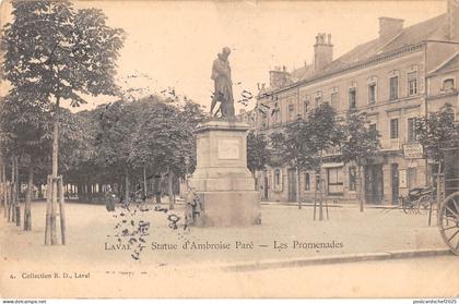 B104625 France Lavae Statue d'Ambroise Parc Les Promenades Statue