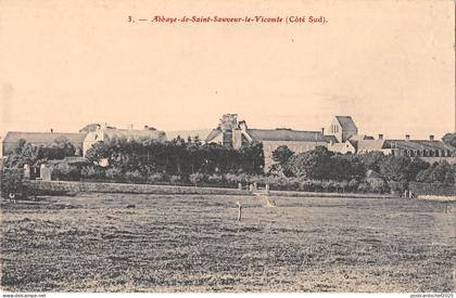 B104897 France Abbaye de Saint Sauveur le Vicomte Panorama