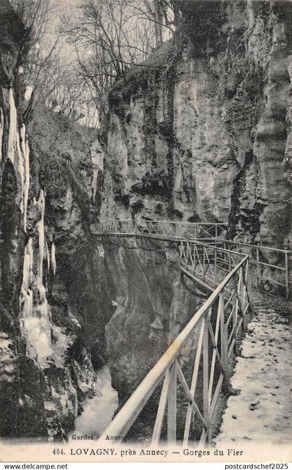 B107580 France Lovagny Pres Annecy Gorges du Fier real photo uk
