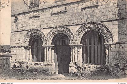 B481 France Saint Martin de Boscherville Arcades de l'Entree postcard
