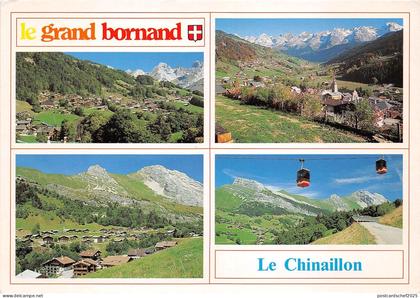 B52605 Le Grand-Bornand le Chinaillon telepheric cable train multi vues  france