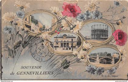 B9615 France Souvenir de Gennevilliers 1907