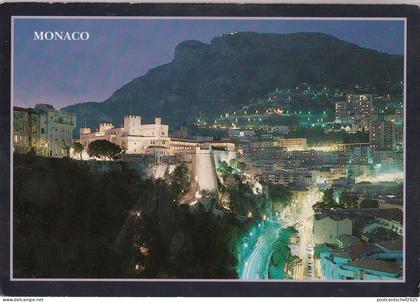 BF19507 le palais princier de nuit monaco  france  front/back image