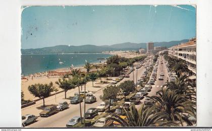 BF21808 frejus vue generale de frejus plage car  france  front/back image
