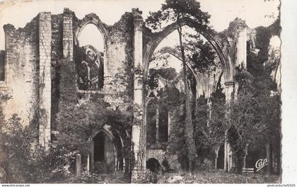 BF27222 dammarie les lys ruines de l abbye du lys   france  front/back image