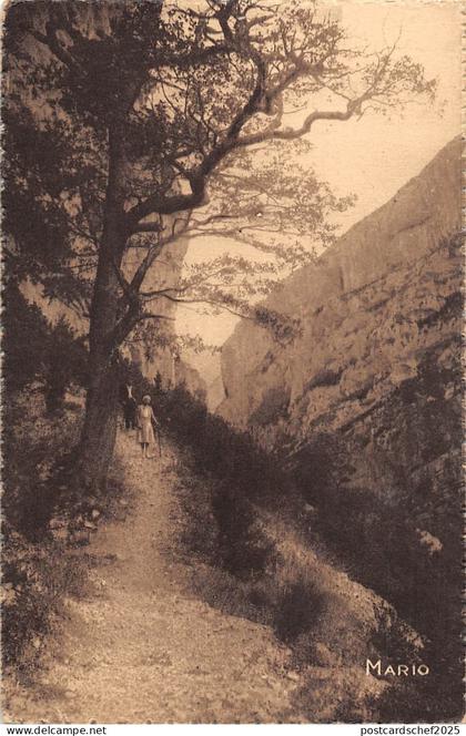 BF6061 les gorges du verdon un sentier dans les gorges france     France