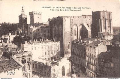 BF7361 avignon palais des papes et banque de france france       France