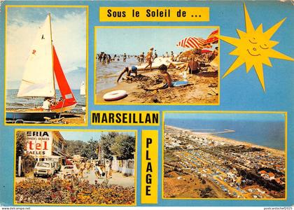 BR1221 Marseillan Plage La cote du Languedoc  france