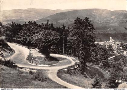 BR47997 La Salvetat sur agout un tournant dans le bois du deves      France