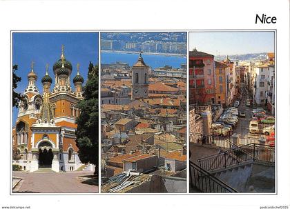 BT4954 Nice l eglise russe et le vieux nice France