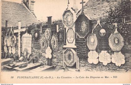 C051 France Ploubazlanec Au Cimetiere  vintage postcard