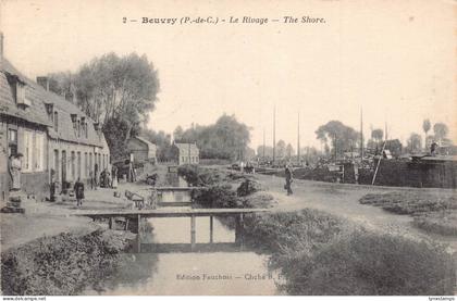 France Beuvry Rivage Shore Boats vintage postcard B849