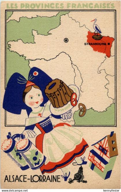 Provinces de France - Alsace Lorraine