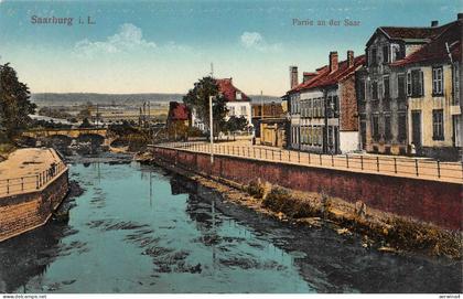 Saarburg i. Lothringen (Sarrebourg) Partie an der Saar AK