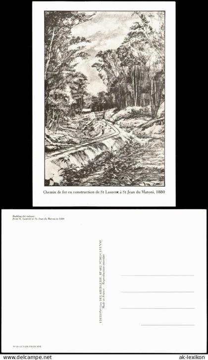 Saint-Laurent-du-Maroni Eisenbahnbau von Saint-Laurent nach  1980