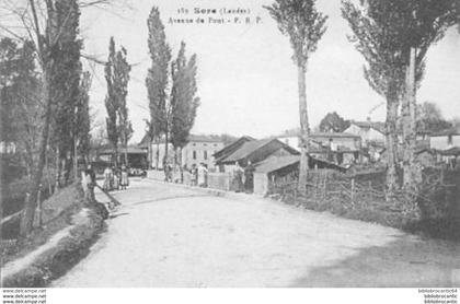 D40 LANDES - SORE < Vue Animée de L'AVENUE DU PONT