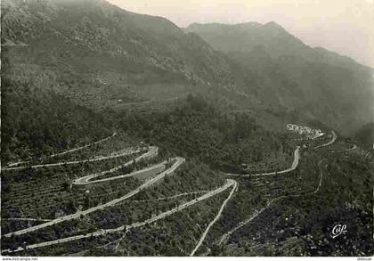 Carte Postale - 06 - Sospel - Environs de Sospel - Les lacets du Col de Castillon - CPM - Voir Scans Recto-Verso - Posca