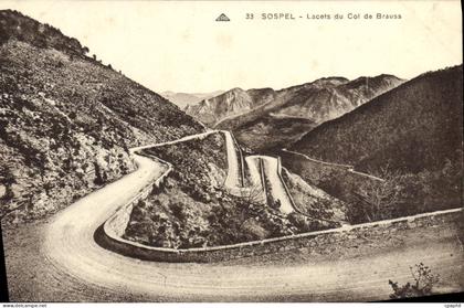 CPA Sospel Lacets du Col de Brauss