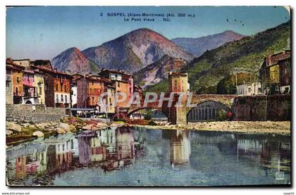 CPA Sospel Le Pont Vieux