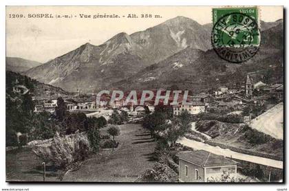 Sospel cPA Vue generale