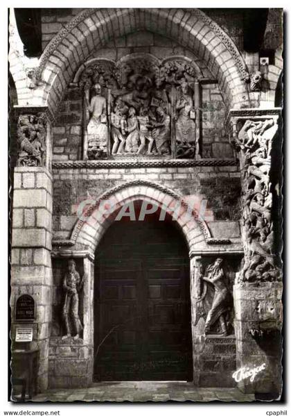 CPA Souillac Portail interieur de I'Egluse
