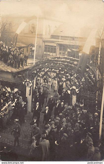 France - Le Président POINCARÉ à Soultz - Libération de l'Alsace - Photo M. Seckler-Boetsch