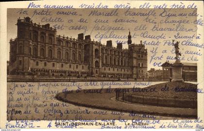 CPA St Germain en Laye Le Chateau