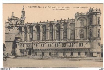POSTAL .- SAINT GERMAIN EN LAYE  - EL CASTILLO -FACHADA PRINCIPAL ( LE CHÂTEAU-FAÇADE PRINCIPALE )