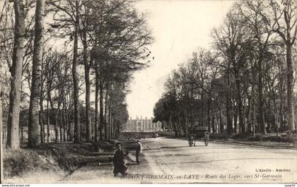 CPA St Germain en Laye Route des loges st germain