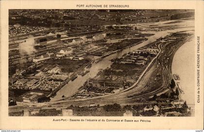 CPA Avant port Bassins de l'industrie et du commerce et bassins des petroles Strasbourg