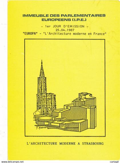 CPM GF-21806 67 - Strasbourg - Institutions européennes - IPE ( voir description) -Envoi gratuit