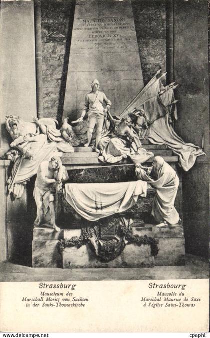 Strasbourg CPA Mausolee du marechal Maurice de SAxe