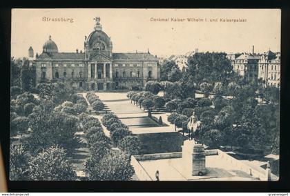 STRASSBURG  DENKMAL KAIZER WILHELM UND KAISERPALAST