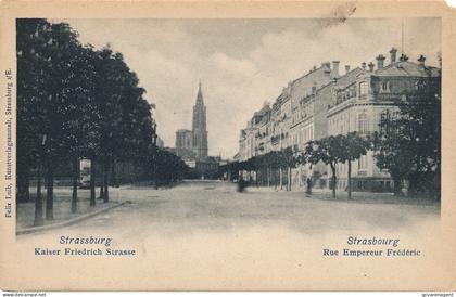 STRASSBURG  KAISER FRIEDRICH STRASSE    2 SCANS
