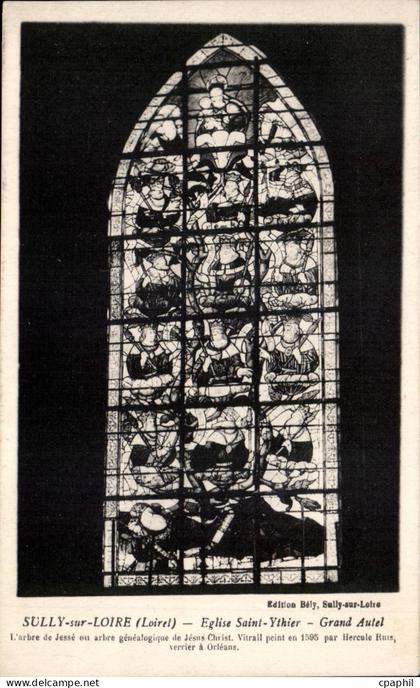 Sully sur Loire - Eglise Saint Yihier - CPA