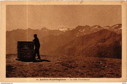 CPA LUCHON-SUPERBAGNERES - La table d'orientation (582971)