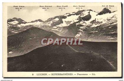 CPA Luchon Superbagneres Panorarma