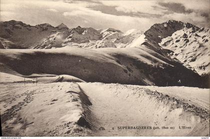 CPA Superbagneres L'Hiver