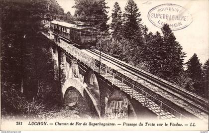 Luchon - Chemin de Fer de Superbagneres - CPA