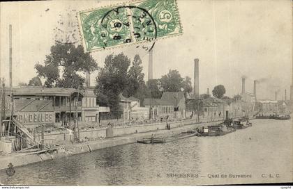 CPA Suresnes Quai de Suresnes