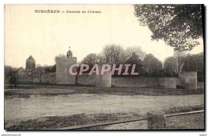 CPA Surgeres Enceinte du Chateau