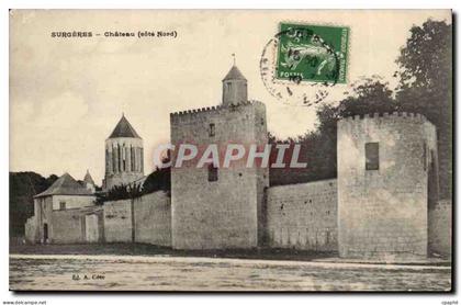 Surgeres CPA Chateau (cote nord)