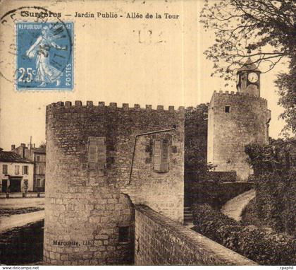 Surgeres - Le Jardin Public - Allee de la Tour - CPA