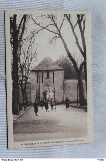 Surgères, le porche du château, Charente Maritime 17