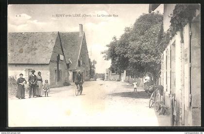CPA Sury près Léré, La Grande Rue