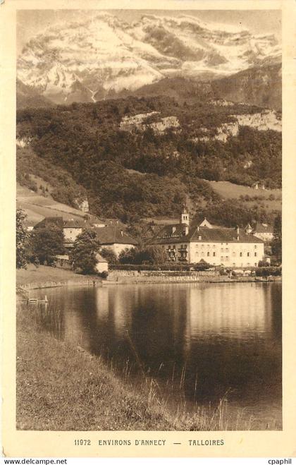 CPA ENVIRONS D'ANNENCY TALLOIRES
