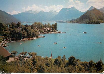 CPA Talloires (Haute Savoie) et le Lac d'Annecy