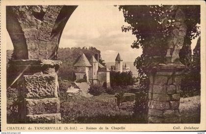Tancarville - Ruines de la Chapelle - CPA